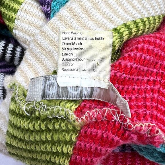 Colorplay Multicolored Acrylic Ruffle Infinity Scarf - Picture 5 of 6